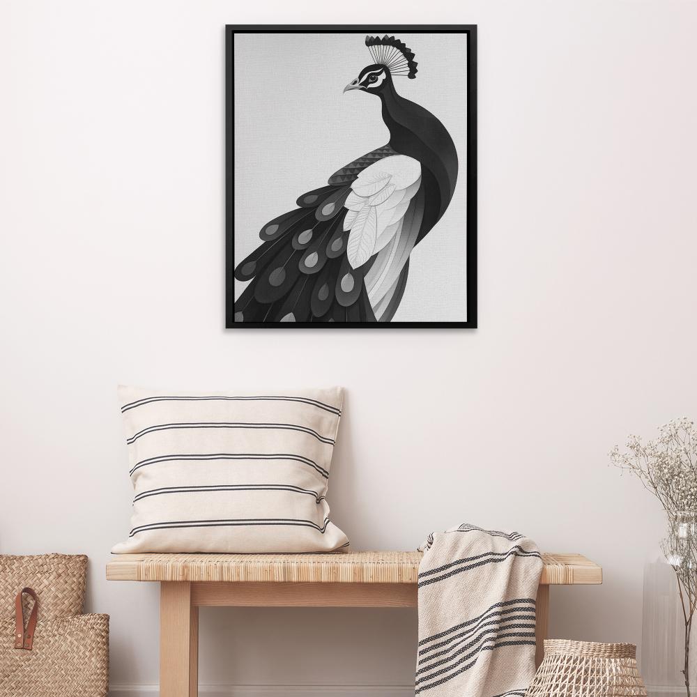 Light Peacock - Luxury Wall Art