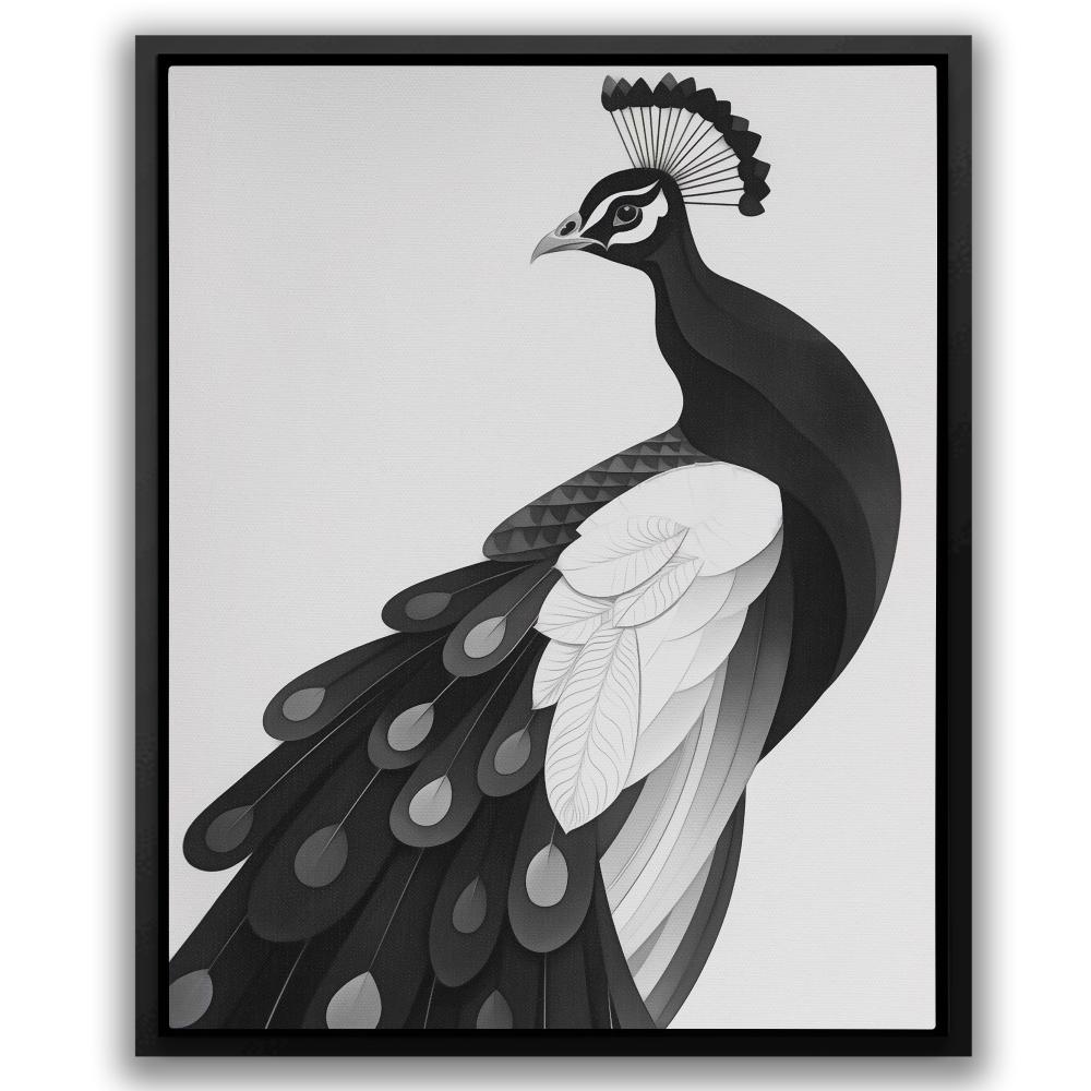 Light Peacock - Luxury Wall Art