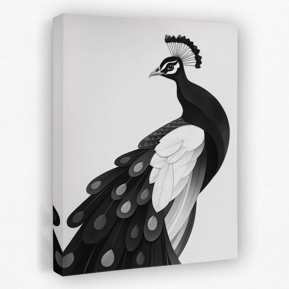 Light Peacock - Luxury Wall Art