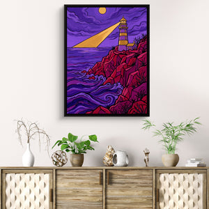 Lighthouse Crag Watch — lighthouse crag watch sq beach cabinet 1port framed black