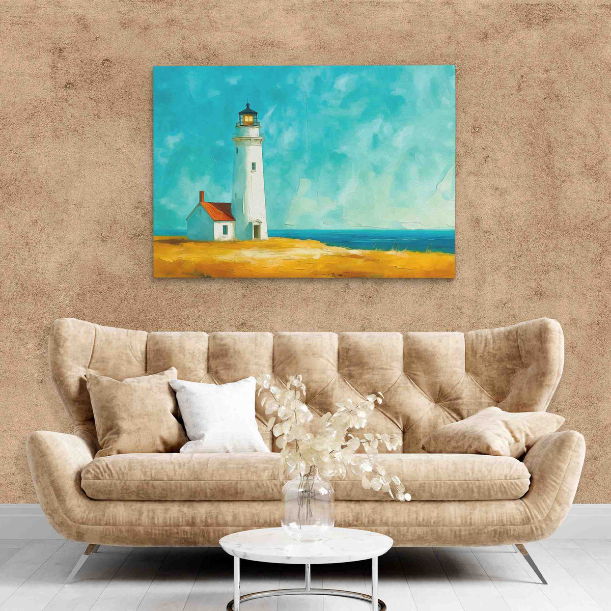 Lighthouse Hilltop - Luxury Wall Art