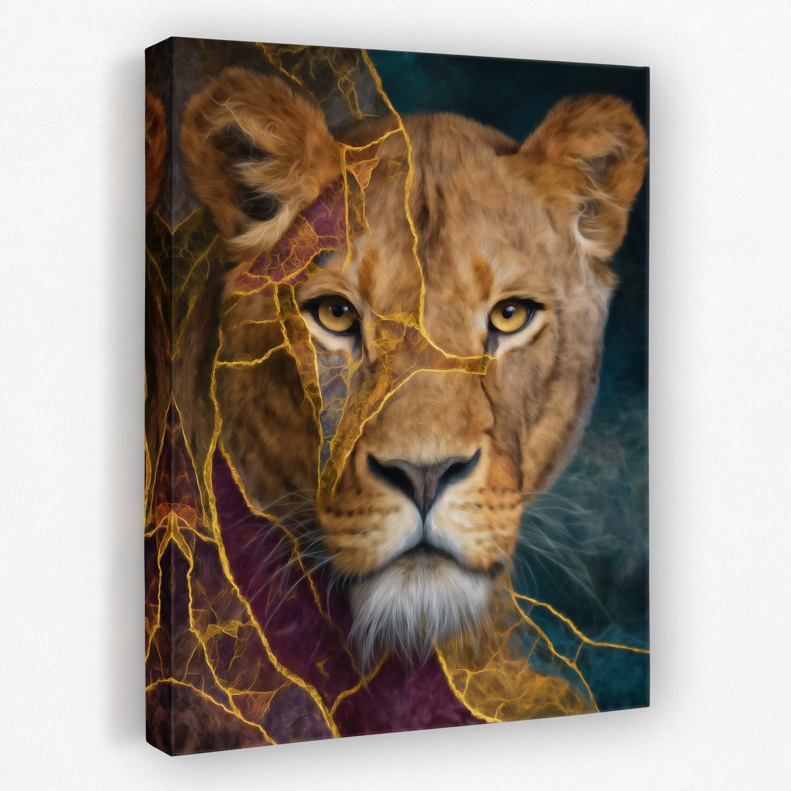 Lightning Mane Portrait - Luxury Wall Art