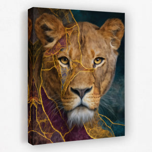 Lightning Mane Portrait - Luxury Wall Art