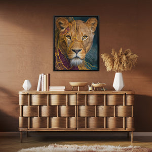 Lightning Mane Portrait - Luxury Wall Art