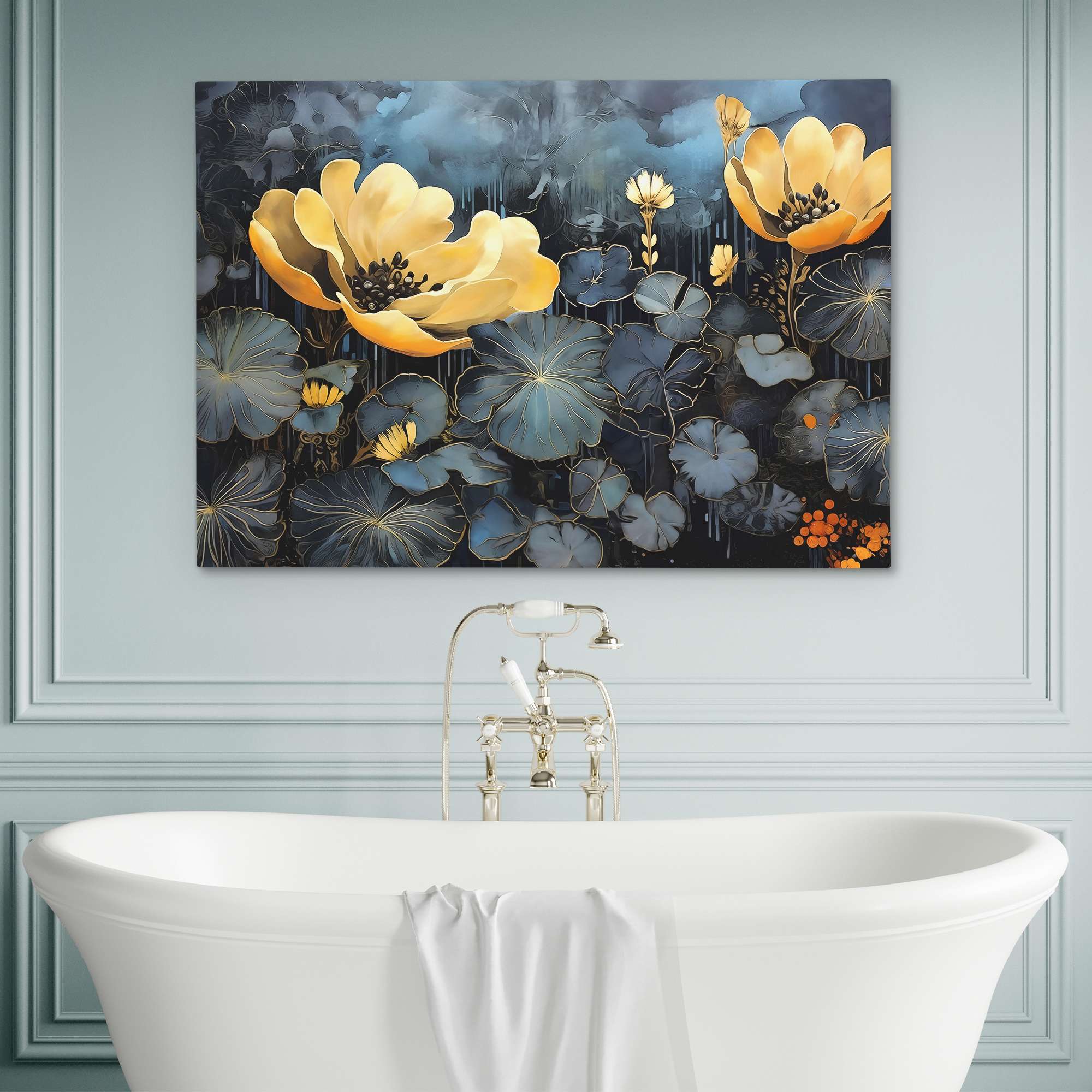 Lily Pad Dancing - Luxury Wall Art