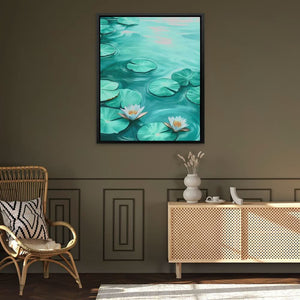 Lily Pads Serenade - Luxury Wall Art