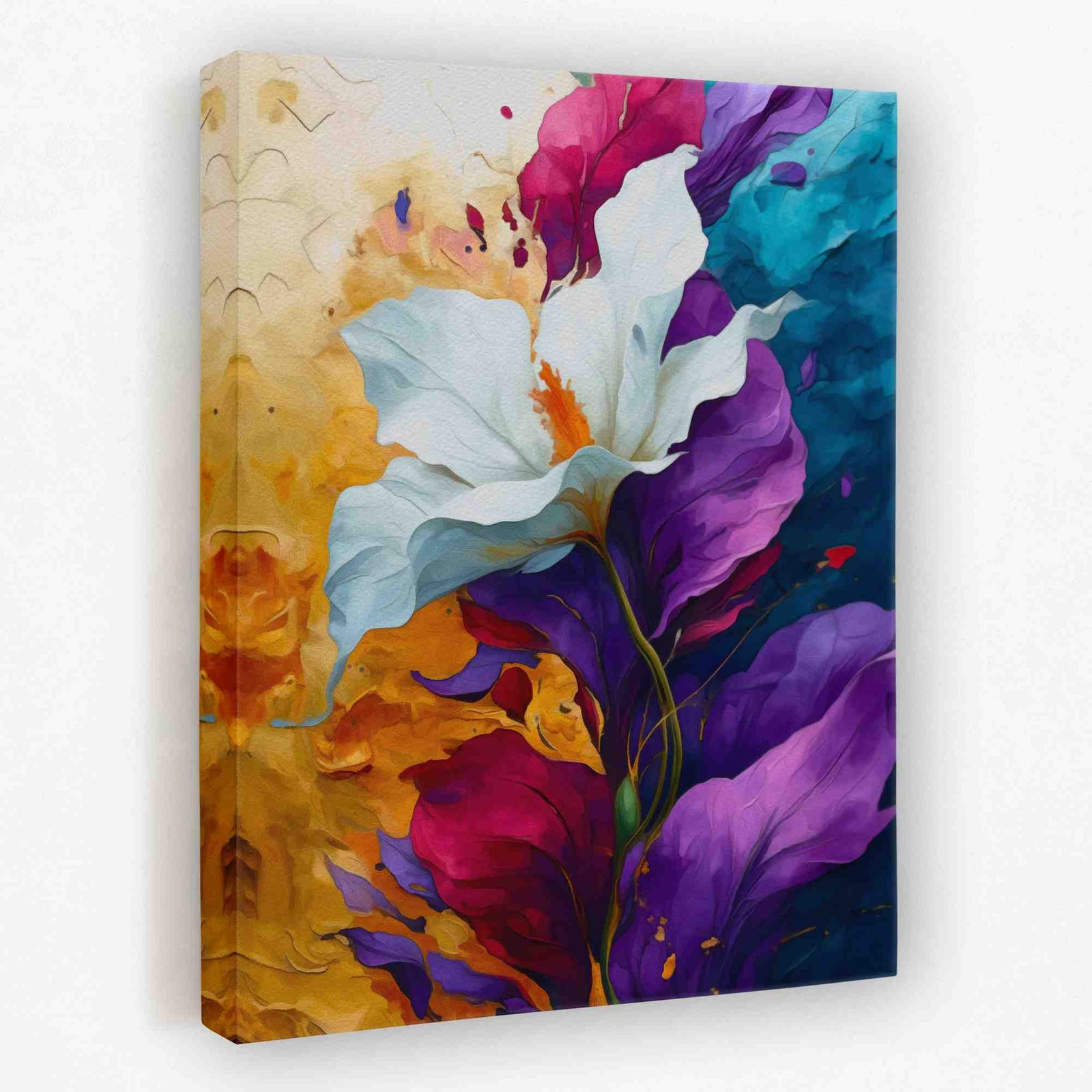 Lily Petals - Floral Canvas Wall Art