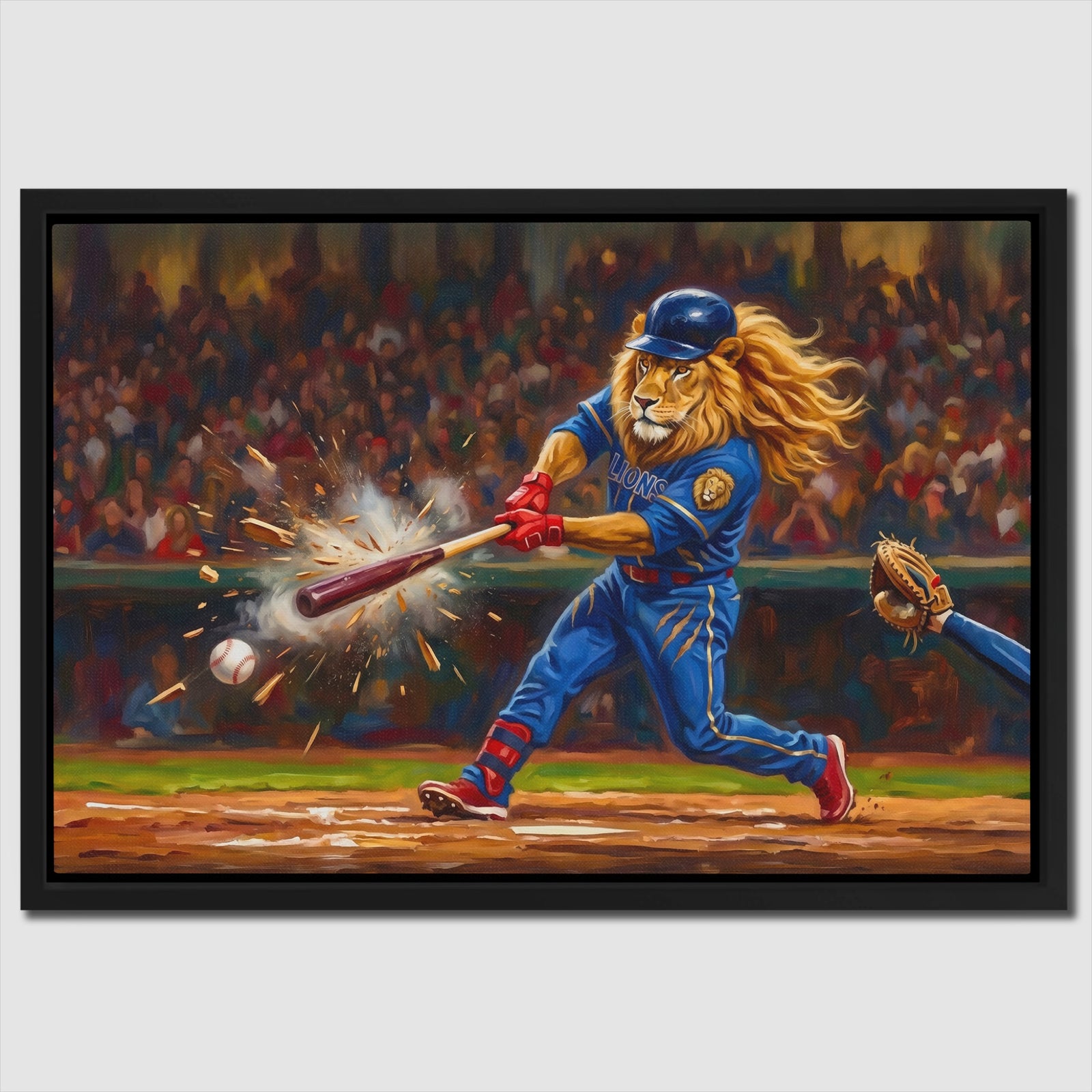 Lion Base Hit — Lion Base Hit Close Up Landscape 92