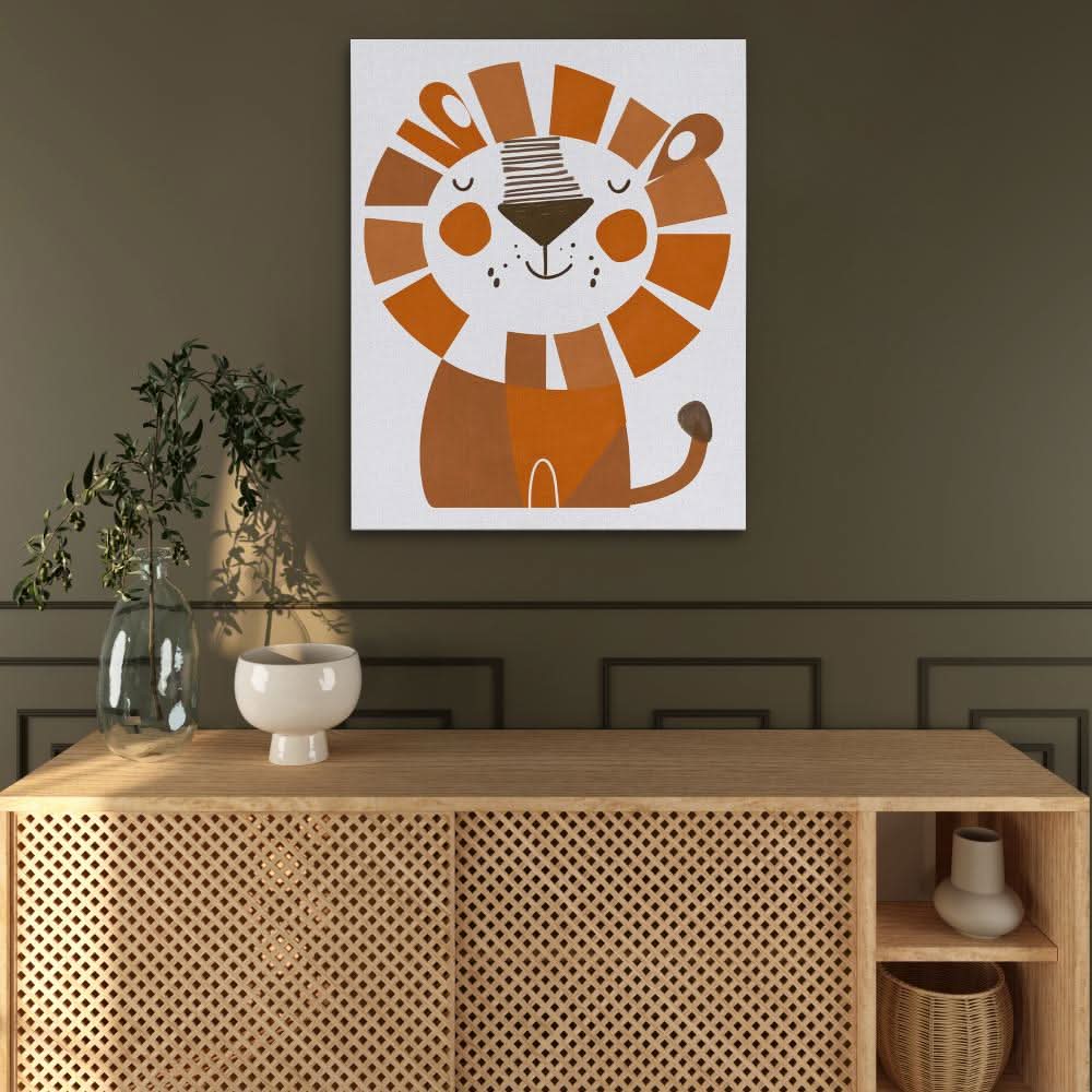 Lion Doodle - Luxury Wall Art