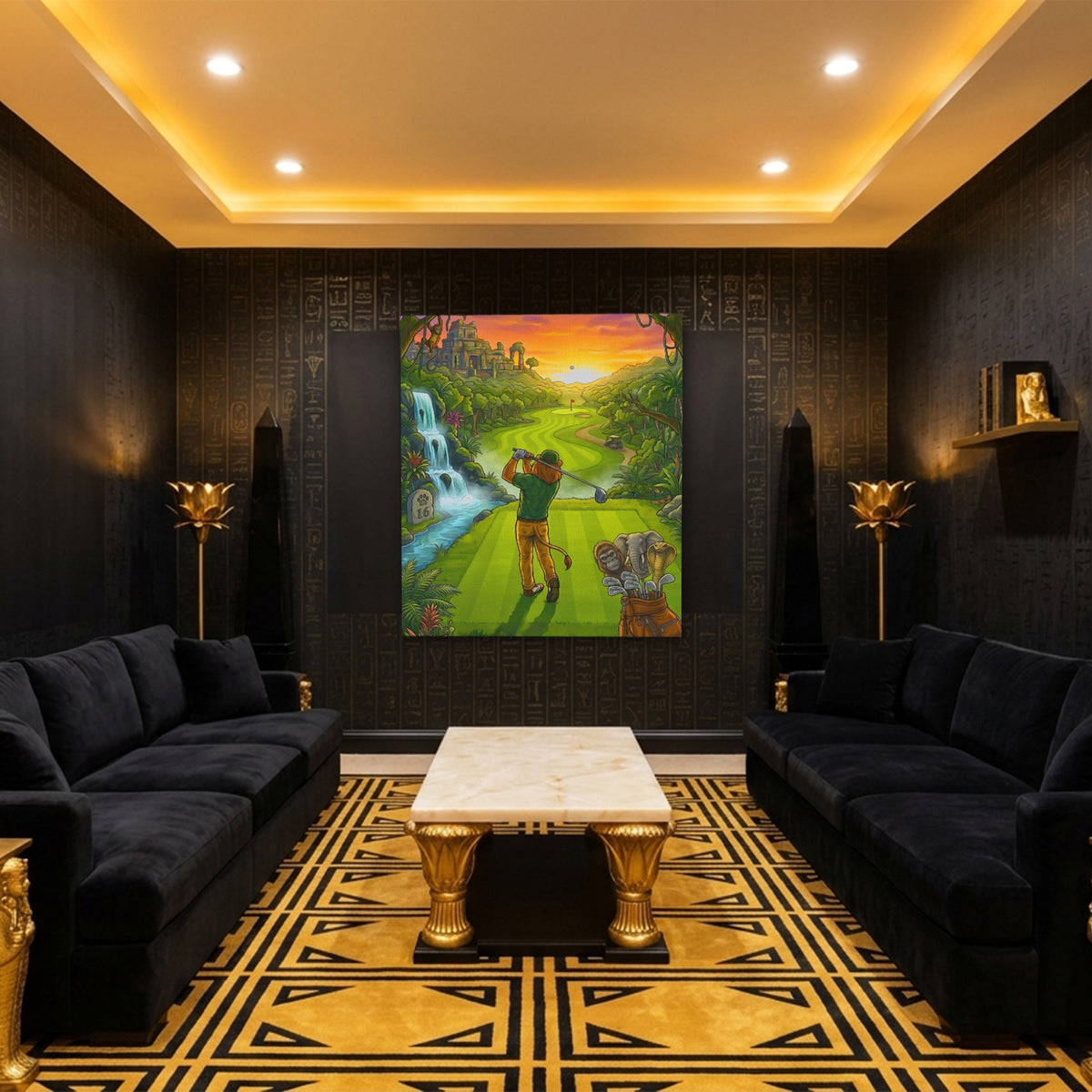Lion on the Jungle 16th — Lion on the Jungle 16th Egyptian Room Port 35