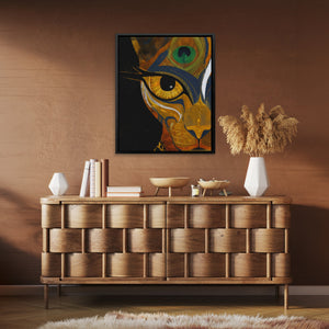 Lion Plume Oracle - Luxury Wall Art