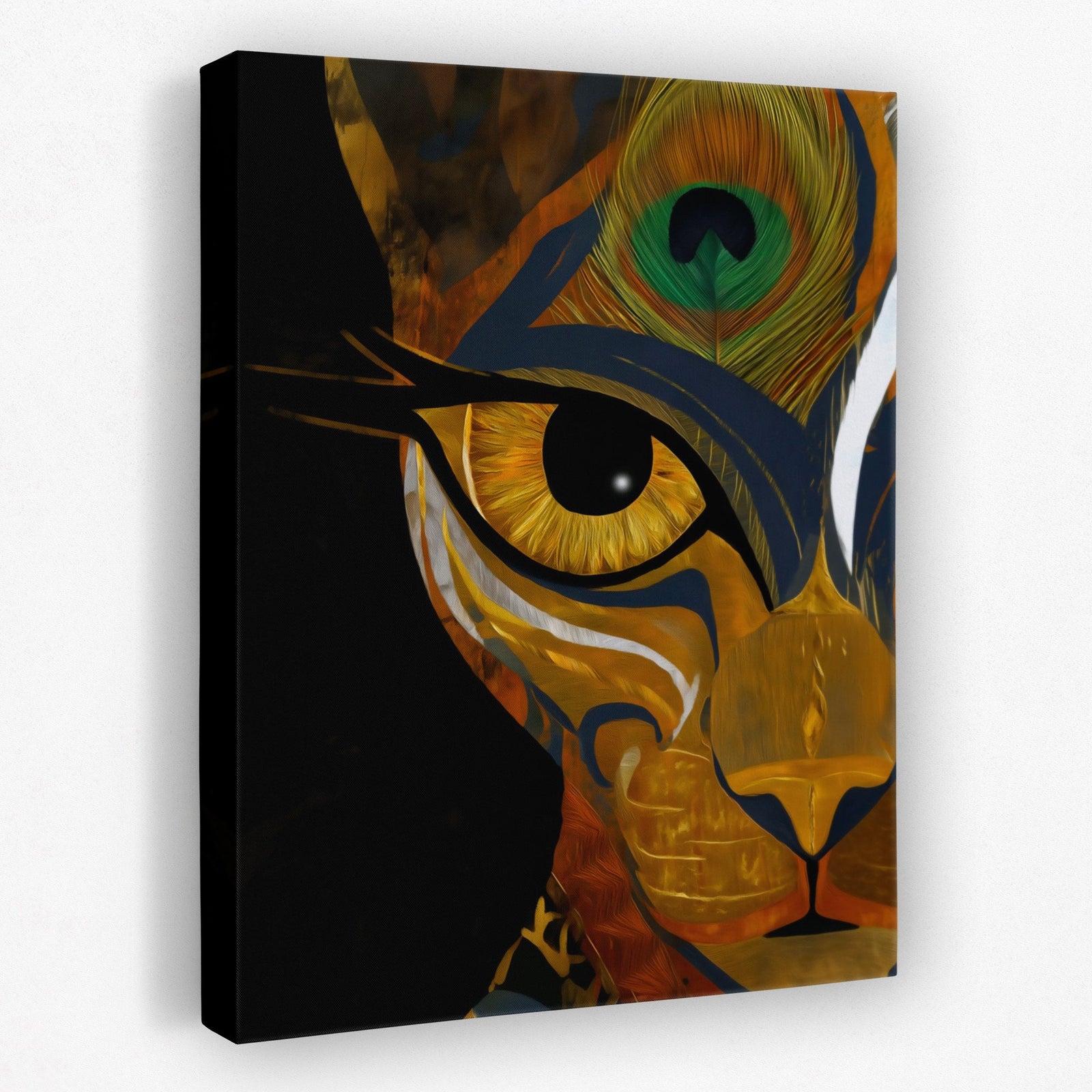 Lion Plume Oracle - Luxury Wall Art