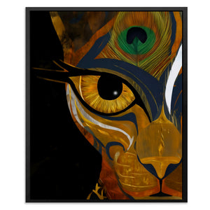 Lion Plume Oracle - Luxury Wall Art