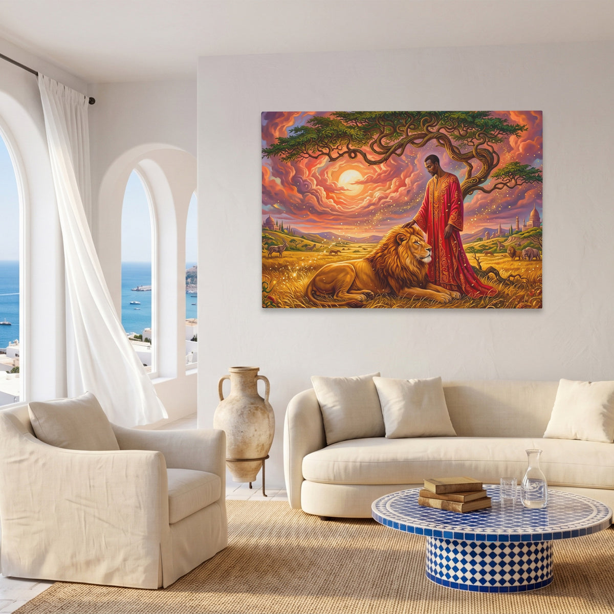 Lion Savanna Blessing — Lion Savanna Blessing Coast Living Room Land 115