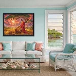 Lion Savanna Blessing — Lion Savanna Blessing Coastal Calm Land 136