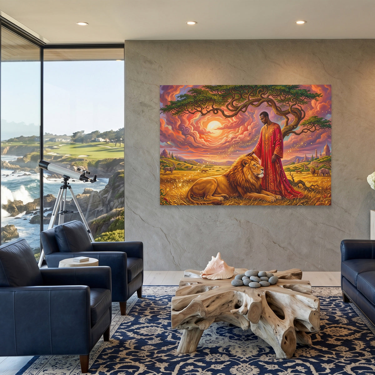Lion Savanna Blessing — Lion Savanna Blessing Coastal Views Land 157