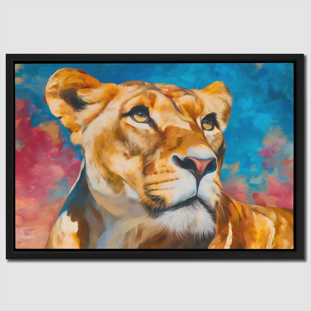 Lioness Against Dawn - Luxury Wall Art