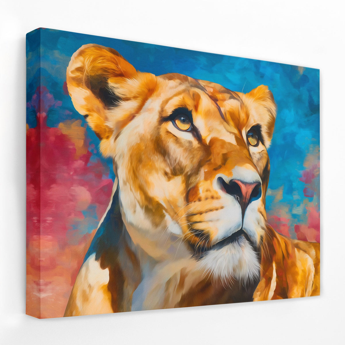 Lioness Against Dawn - Luxury Wall Art