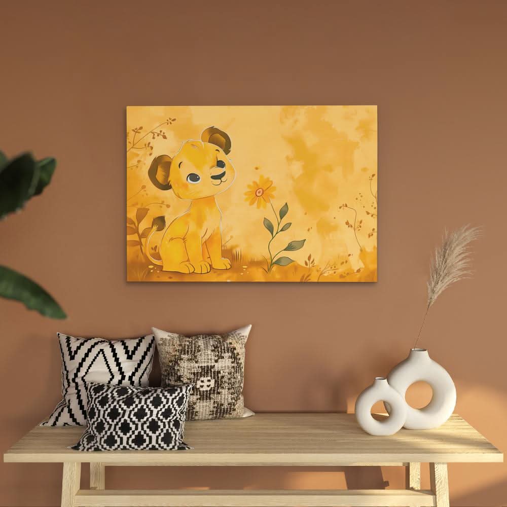 Lioness Cub - Luxury Wall Art