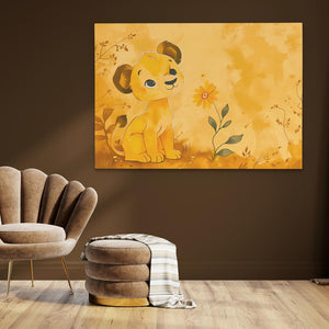 Lioness Cub - Luxury Wall Art