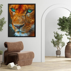 Lioness Eyes - Luxury Wall Art