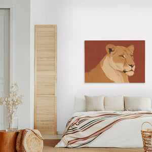 Lioness in Ember - Luxury Wall Art
