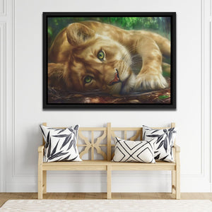 Lioness Temptation - Luxury Wall Art