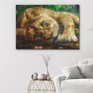 Lioness Temptation - Luxury Wall Art