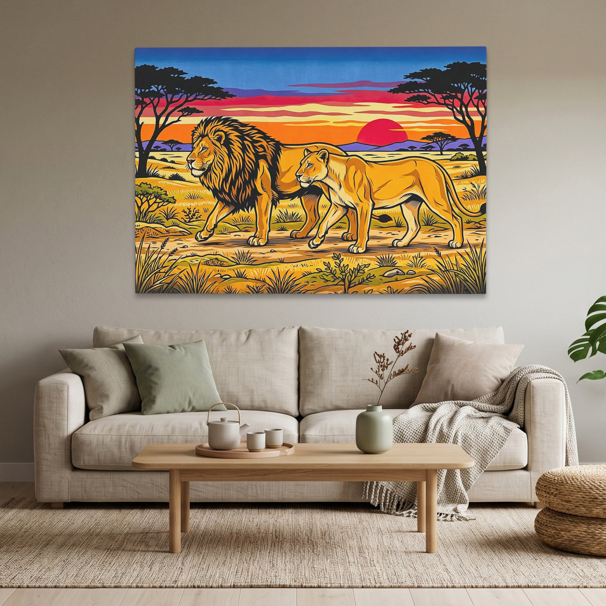 Lions African Sunset — Lions African Sunset Calm Vibes Land 37