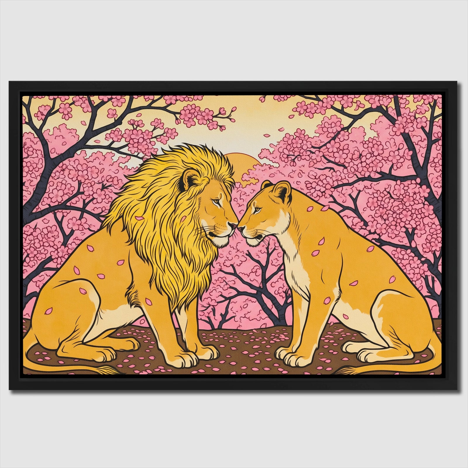 Lions Cherry Blossom — Lions Cherry Blossom Close Up Landscape 54
