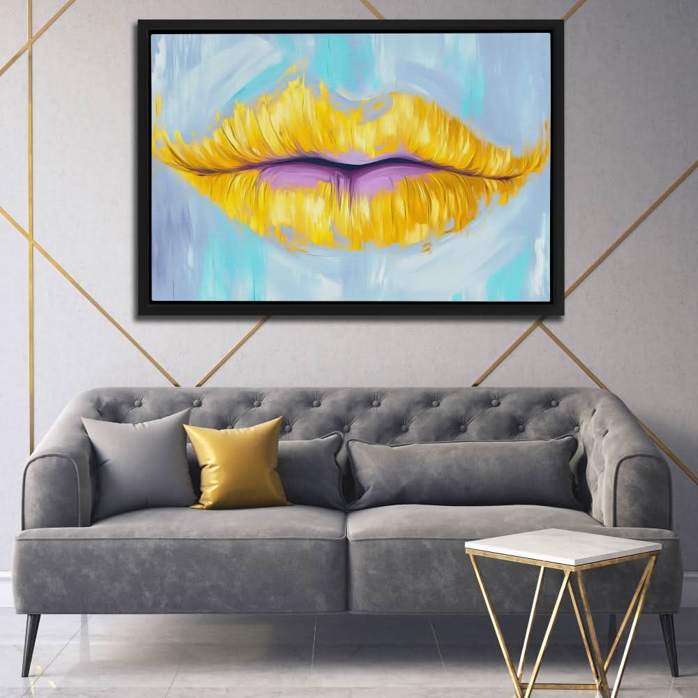 Lips of a Goddess - Luxury Wall Art