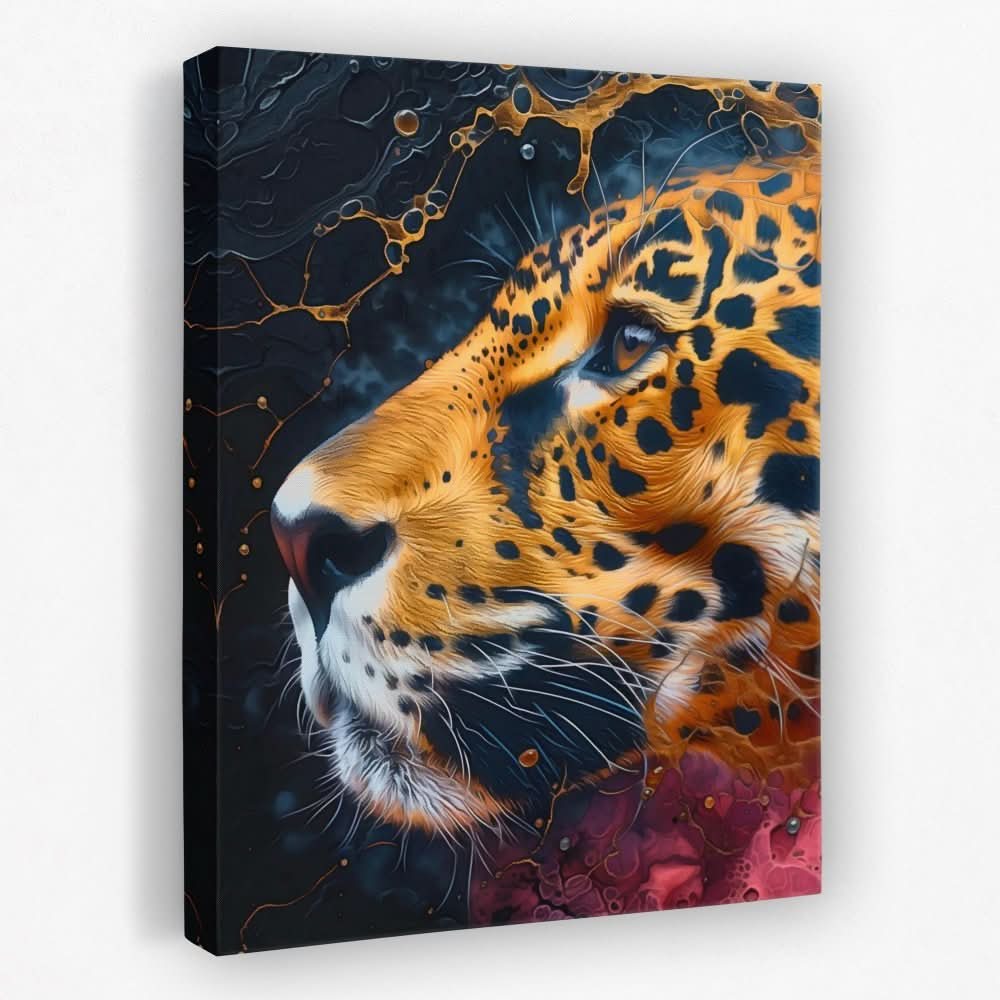 Liquid Leopard - Animals Canvas Wall Art