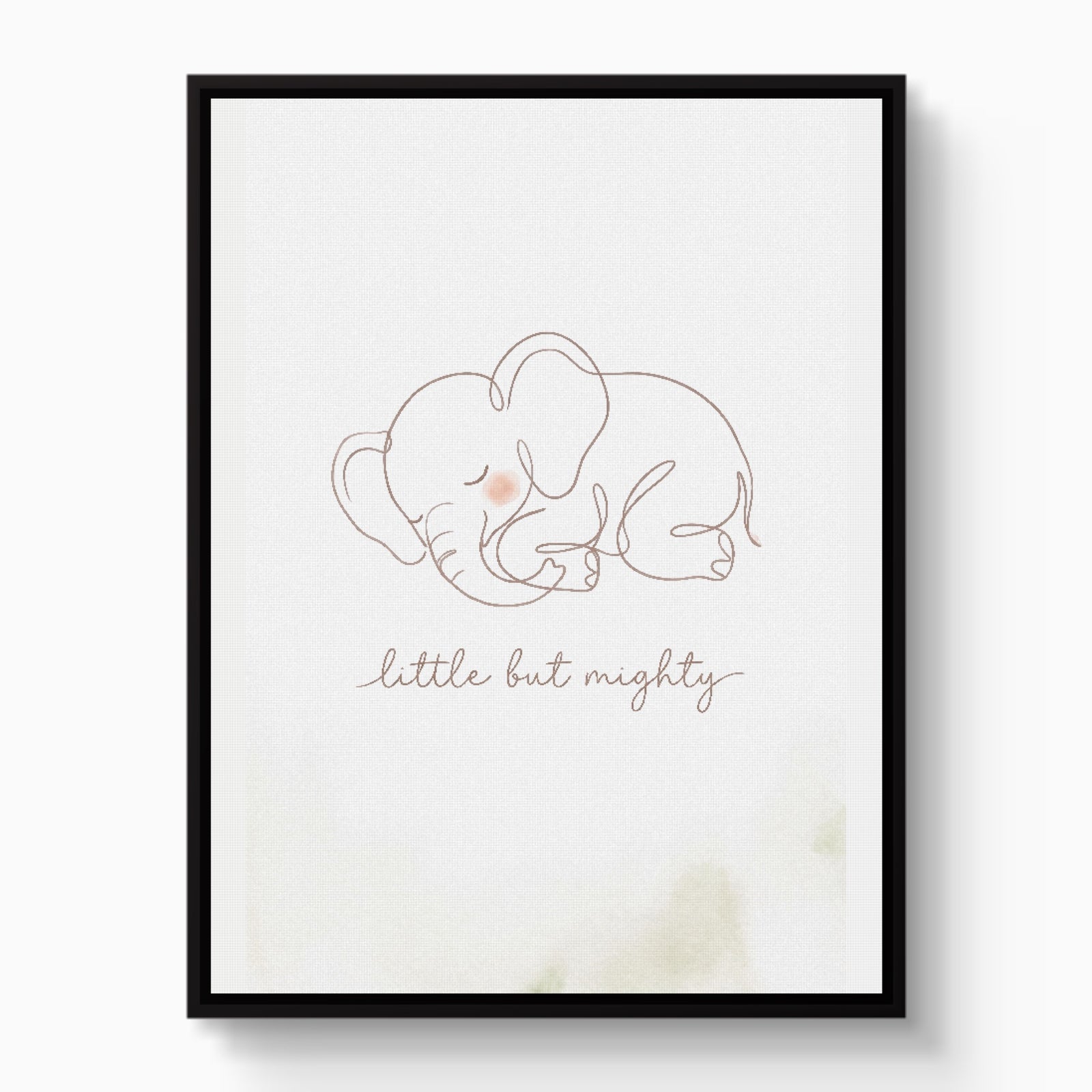 Little But Mighty — little but mighty white studio framed black