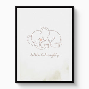 Little But Mighty — little but mighty white studio framed black