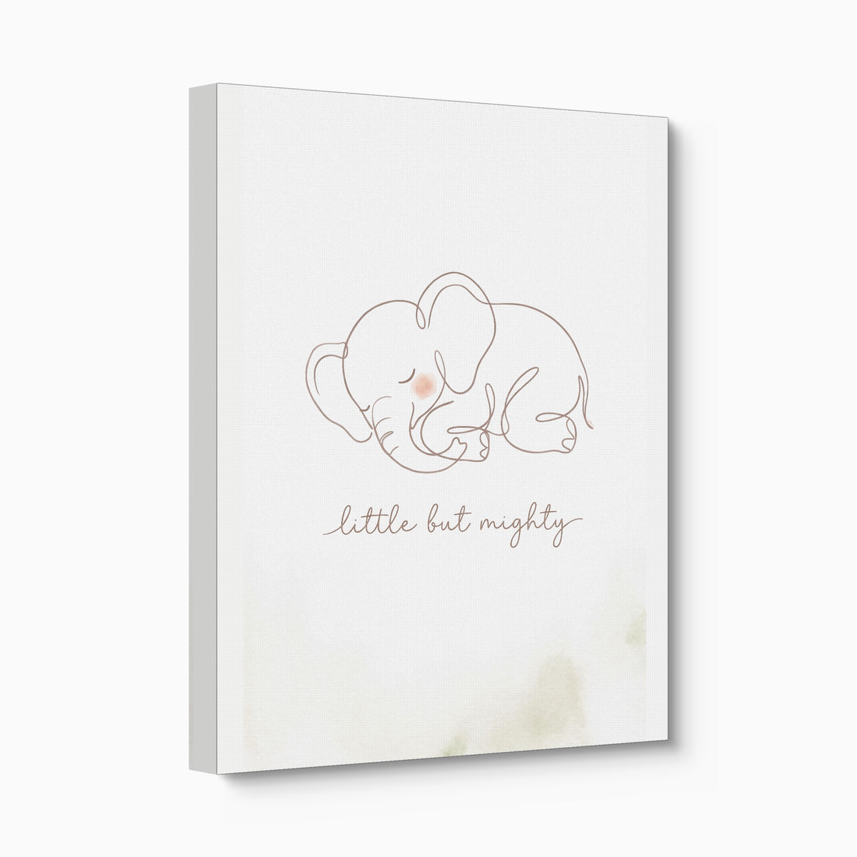 Little But Mighty — little but mighty angled flush print