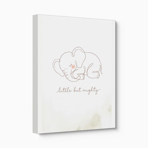 Little But Mighty — little but mighty angled flush print