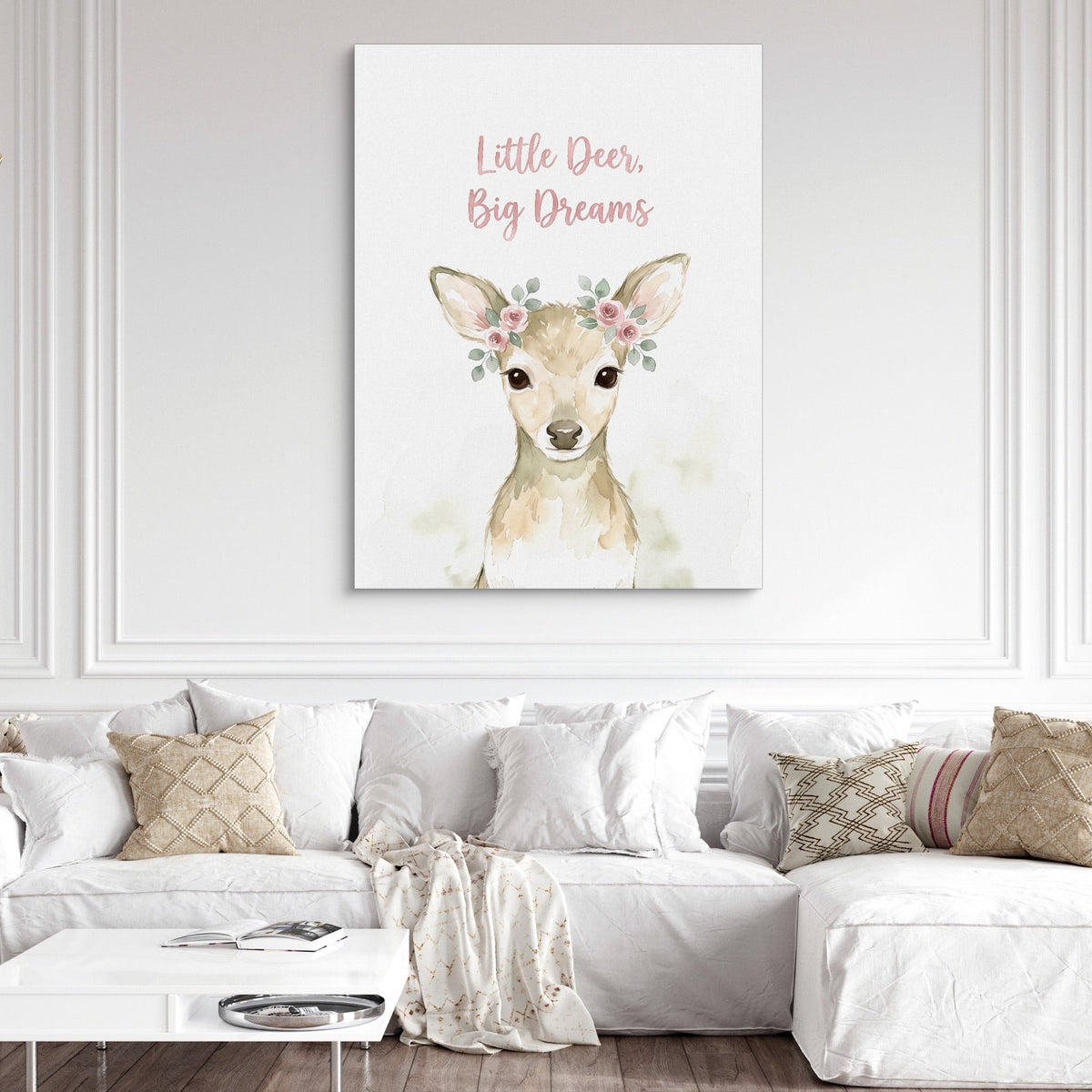 Little Deer, Big Dreams - Luxury Wall Art