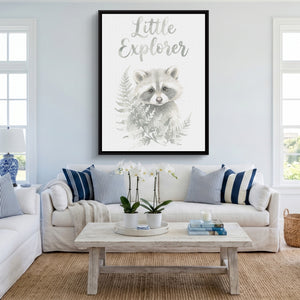 Little Explorer — little explorer sq cute livingroom 1port framed black