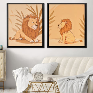 Little Lion Duo - Luxury Wall Art