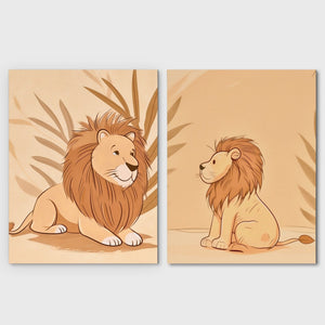 Little Lion Duo - Luxury Wall Art