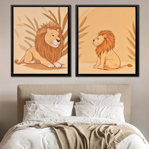 Little Lion Duo - Luxury Wall Art