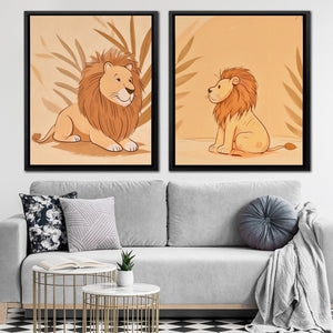 Little Lion Duo - Luxury Wall Art