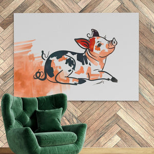 Little Piggy - Luxury Wall Art