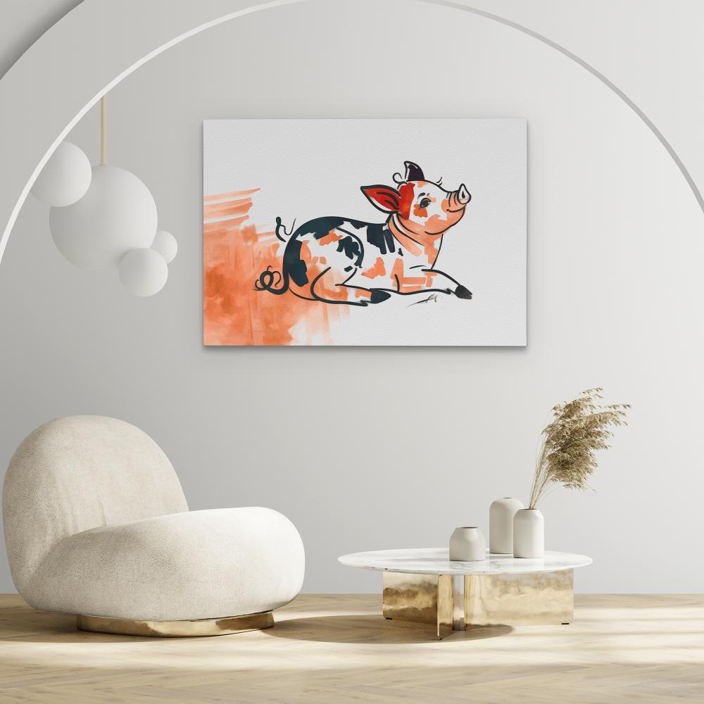 Little Piggy - Luxury Wall Art