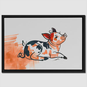 Little Piggy - Luxury Wall Art