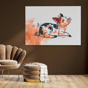 Little Piggy - Luxury Wall Art