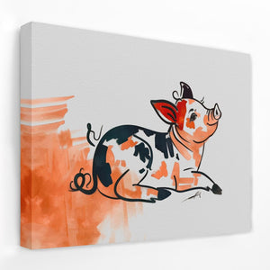 Little Piggy - Luxury Wall Art