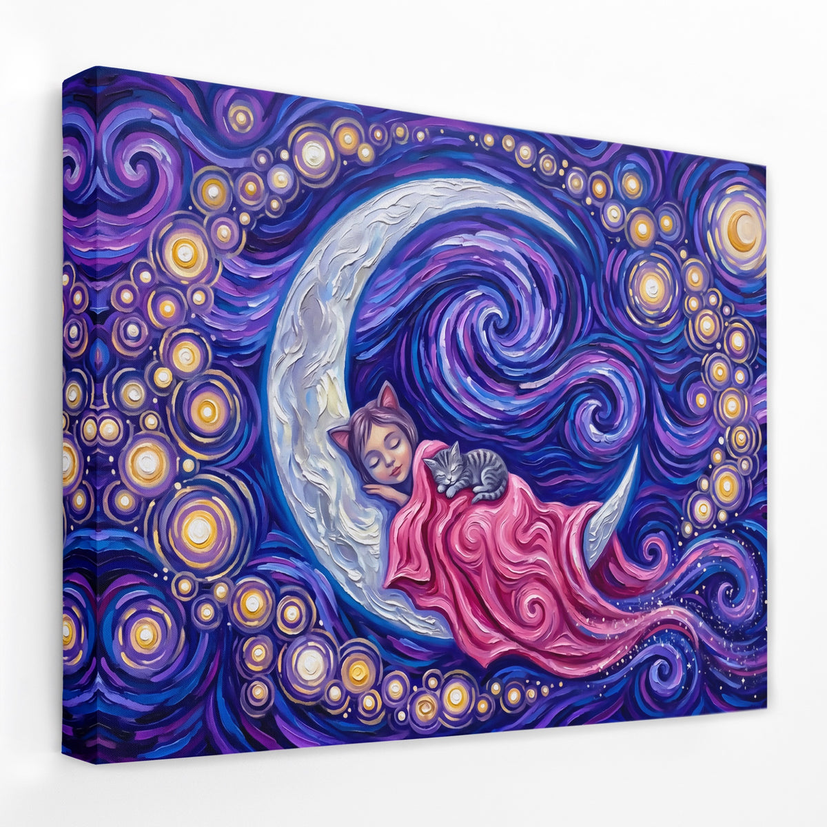 Little Sleeping Moon — Little Sleeping Moon Landscape   Side View   Mirror Wrap 200