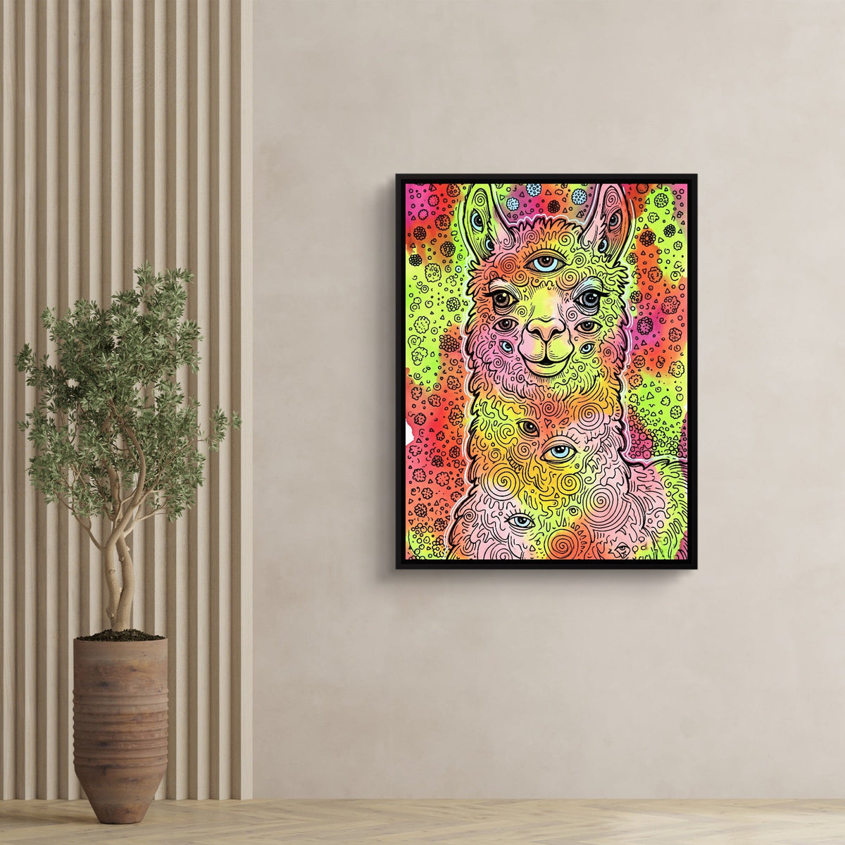 Llama Multivision - Luxury Wall Art