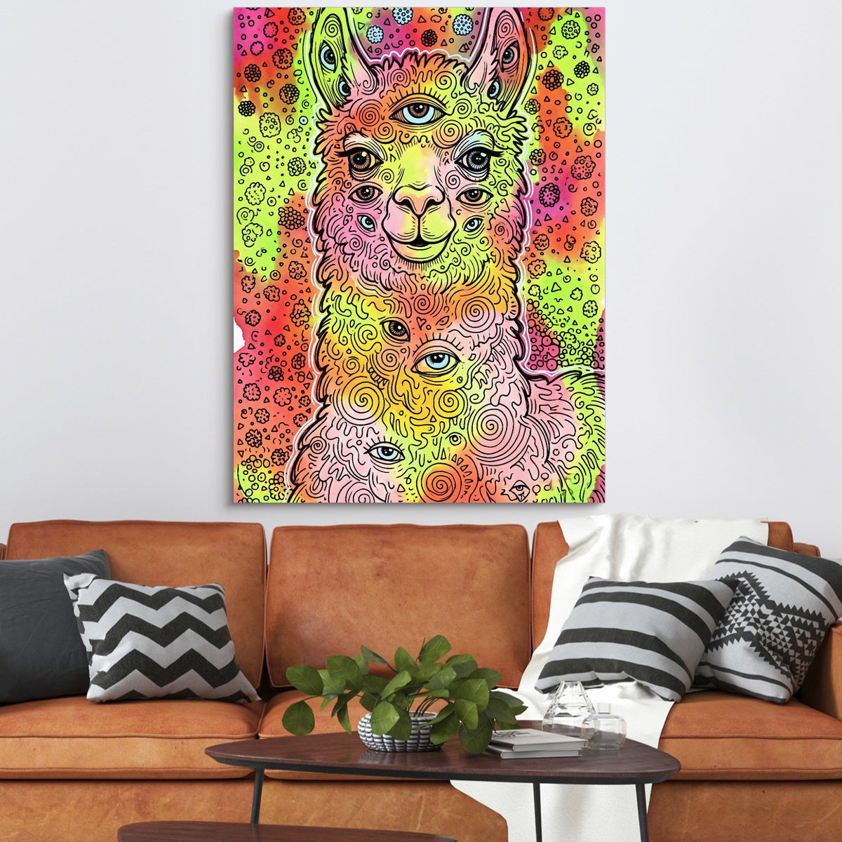 Llama Multivision - Luxury Wall Art